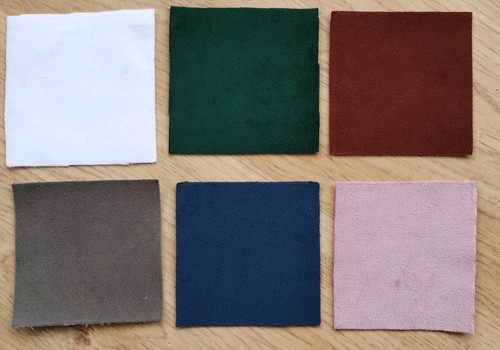 Velvet square offcuts - x,