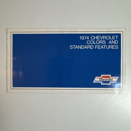 1974 chevrolet colors and - 1974,