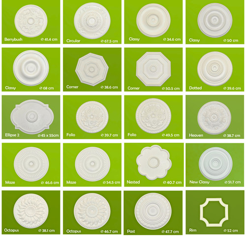 Polystyrene ceiling rose - polystyrene,