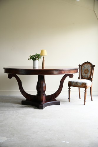 Regency style mahogany round - mahogany,