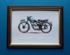MOTORBIKE  PRINT FRAMED