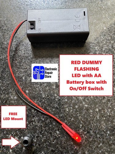 Flashing dummy red led - dummy,