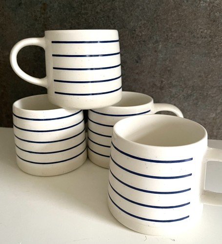 Stripey mugs new stoneware - stripey,