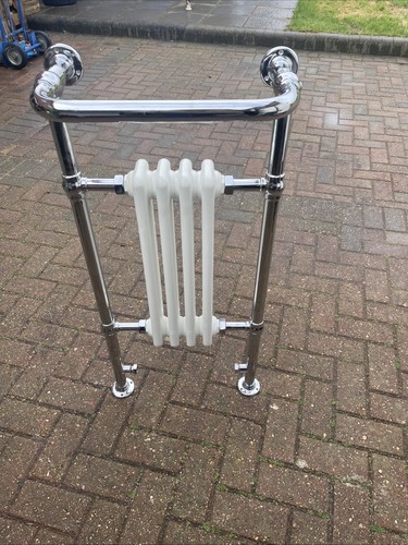 Victorian style chrome towel - chrome,