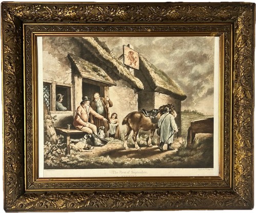 Antique engraving the first - engraving, 'the