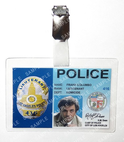 Columbo frank badge - columbo,