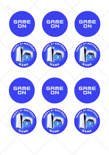 Personalised gamer themed ps5 - themed,
