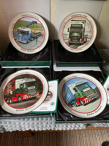 Complete eddie stobart plates - eddie,