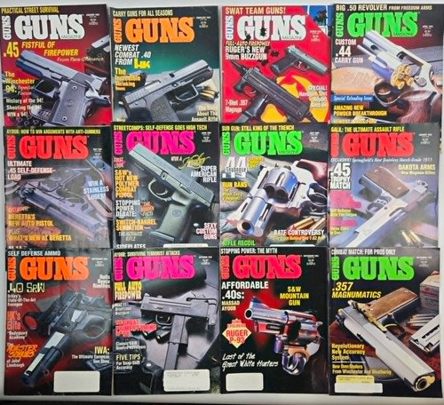 Guns magazine lot - guns, of