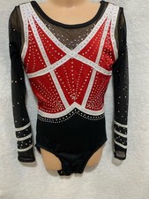 GIRLS LONG SLEEVE RED,BLACK