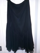 Size 20 Chiffon Layered Midaxi Skirt By Editions Flouncy Witchy Goth  Boho