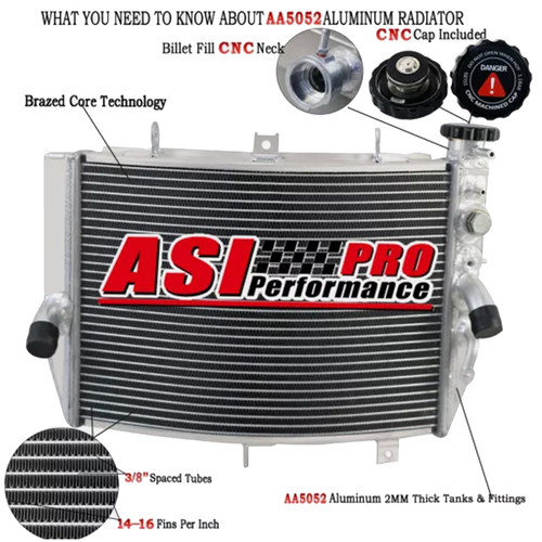 Upgraded aluminium radiator - aluminium,