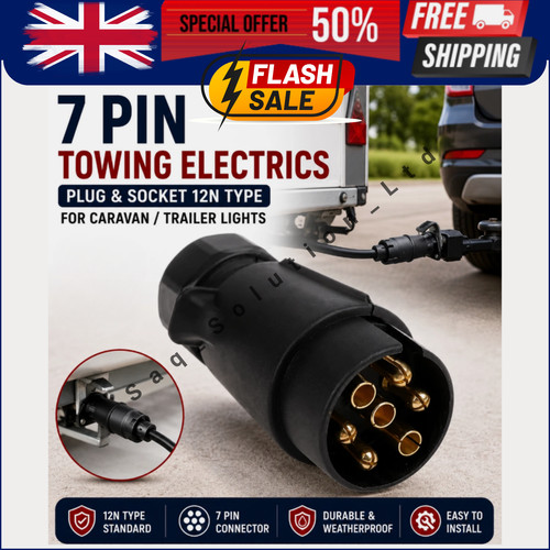 Pin towing electrics plug - 7, &