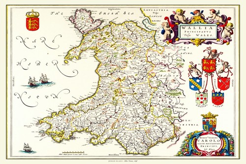 Jigsaw map wales 1654 by - jigsaw,