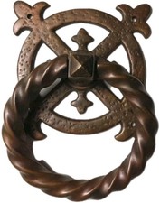 Antique Solid Bronze Gothic Door Knocker 1.6kg