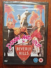 Down and Out in Beverly Hills Dvd   SO RARE OOP BRAND N SEALED R2UK EDITION 1986