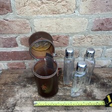 Triple Flask Set In Faux