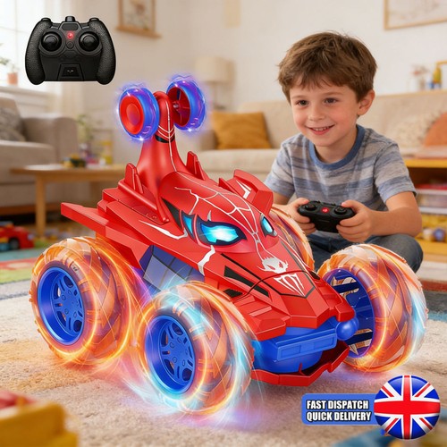 Spider man stunt car remote - rc,