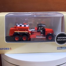 Oxford Diecast 1/76 Scale 76WOT002 - Fordson WOT 1 Crash Tender RAF - Red