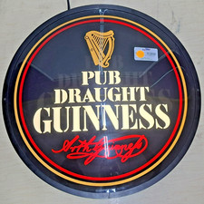 Lighted Guinness Draught Pub Sign