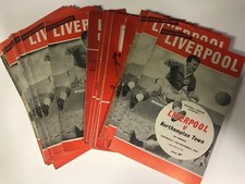 LIVERPOOL FC Home programmes