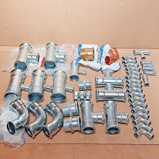 Job Lot of Pegler Xpress Plumbing Fittings Inc Tee, Elbow - Copper, Carbon Steel