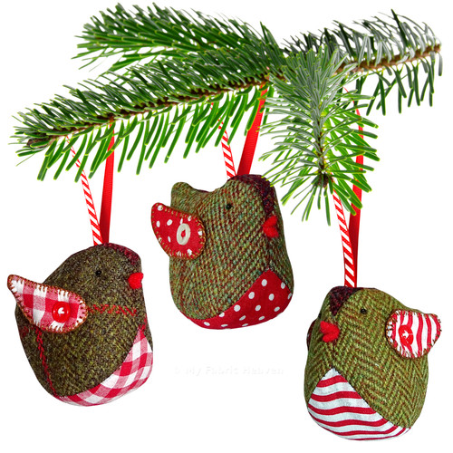 Christmas robin ornament - christmas,
