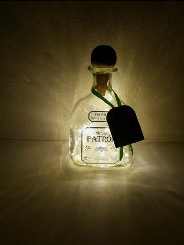 Patron silver tequila bottle - patron,
