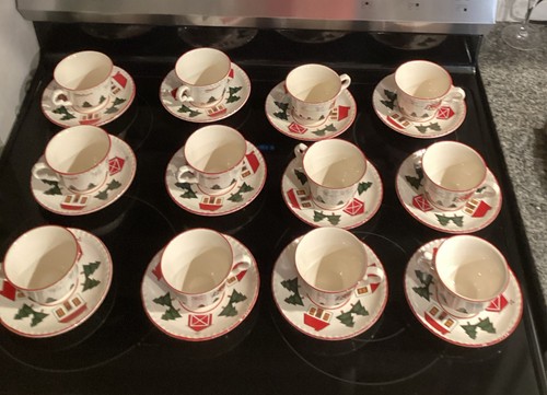 Masons christmas village - village, cup