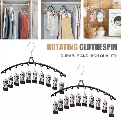 Metal clip coat hangers - metal,