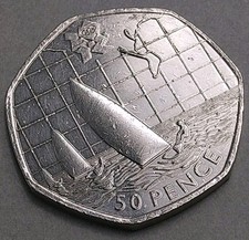  2011 50p Sailing Olympic Coin