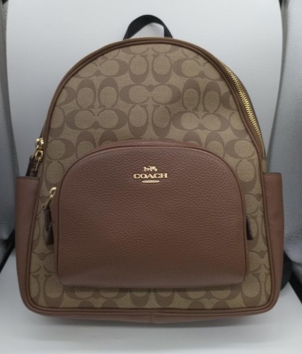 Coach backpack black leather - backpack,