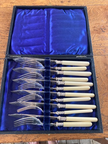 Vintage fish cutlery set - vintage,