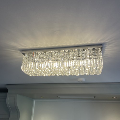 Homcom modern crystal ceiling - crystal,