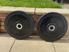 2 x 15kg Bodymax Olympic Bumper Weight Plates