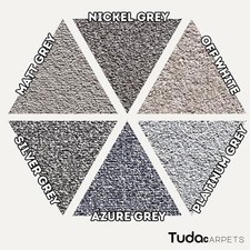 Barrati 15mm Saxony Hessian Back Carpet Luxury Hard Wearing Lounge Bedroom