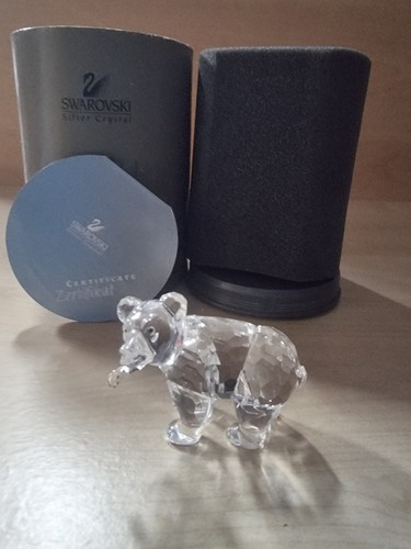 Swarovski crystal grizzly bear - swarovski,