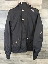 O'Neill Snowboard Ski Jacket Womens Size Large Black Hooded Freedom Series 10K