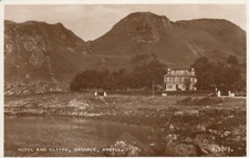 Postcard Hotel And Cliffs Easdale Argyll RP My Ref ZO