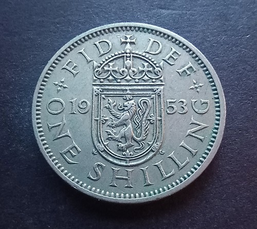 1953 scottish one - scottish, shilling