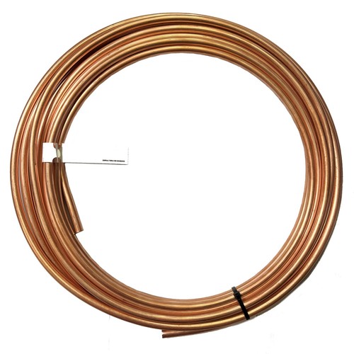 10mm 10m copper coil - 10m, plain