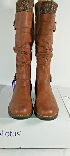 Knee high boots lotus - high, juniper
