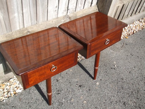 Pair stag minstrel - stag, mahogany