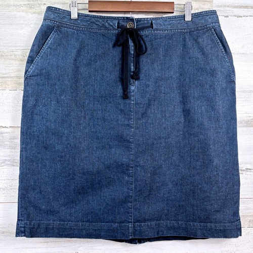 Talbots denim skirt - talbots,