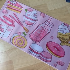 Kawaii Pink Food Rubber