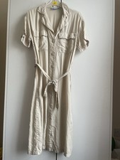 Primark Women's Beige T-Shirt Dress Size 10-12 Never Worn