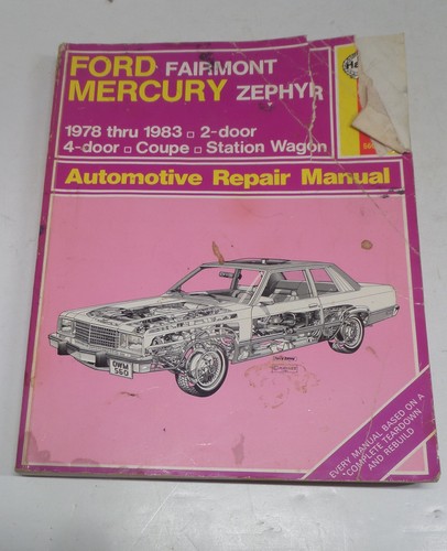 Ford fairmont mercury zephyr - ford,