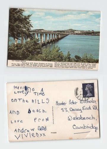 Postcard tay road - tay,