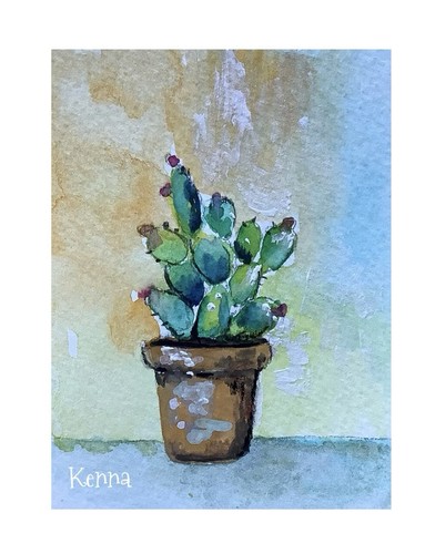 Aceo art kenna - art, gouache