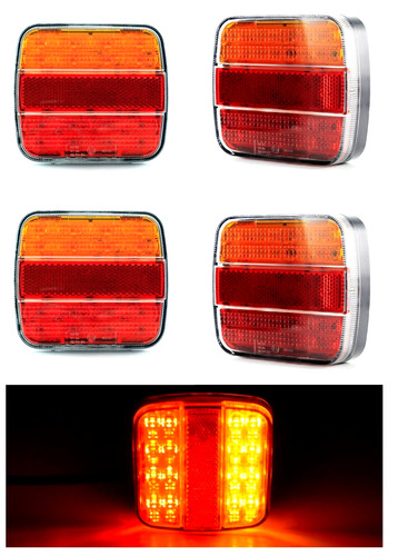 12v led rear tail - 4x,